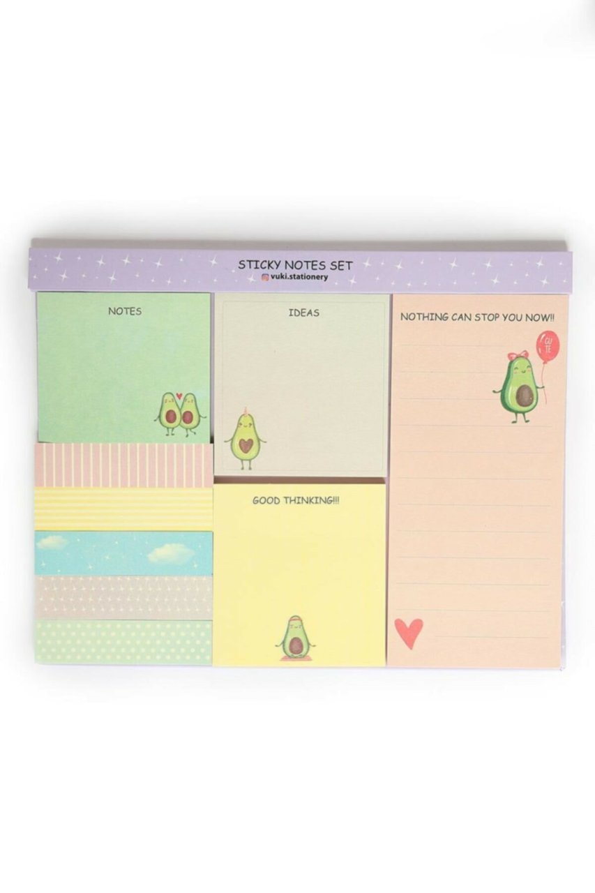 Avokado Sticky Notes Set
