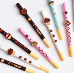 Çikolata Bisküvi Muhteşem Kokulu Jel Mürekkep Kalem