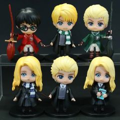 Harry Potter 6 lı Figür Set Harry Potter Hermoni Ron Malfoy Luna Koleksiyon Figür Seti 6 Parça