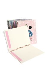 Şeffaf Kalemlikli Çizgili Ve Spiralli Özel Tasarım Defter