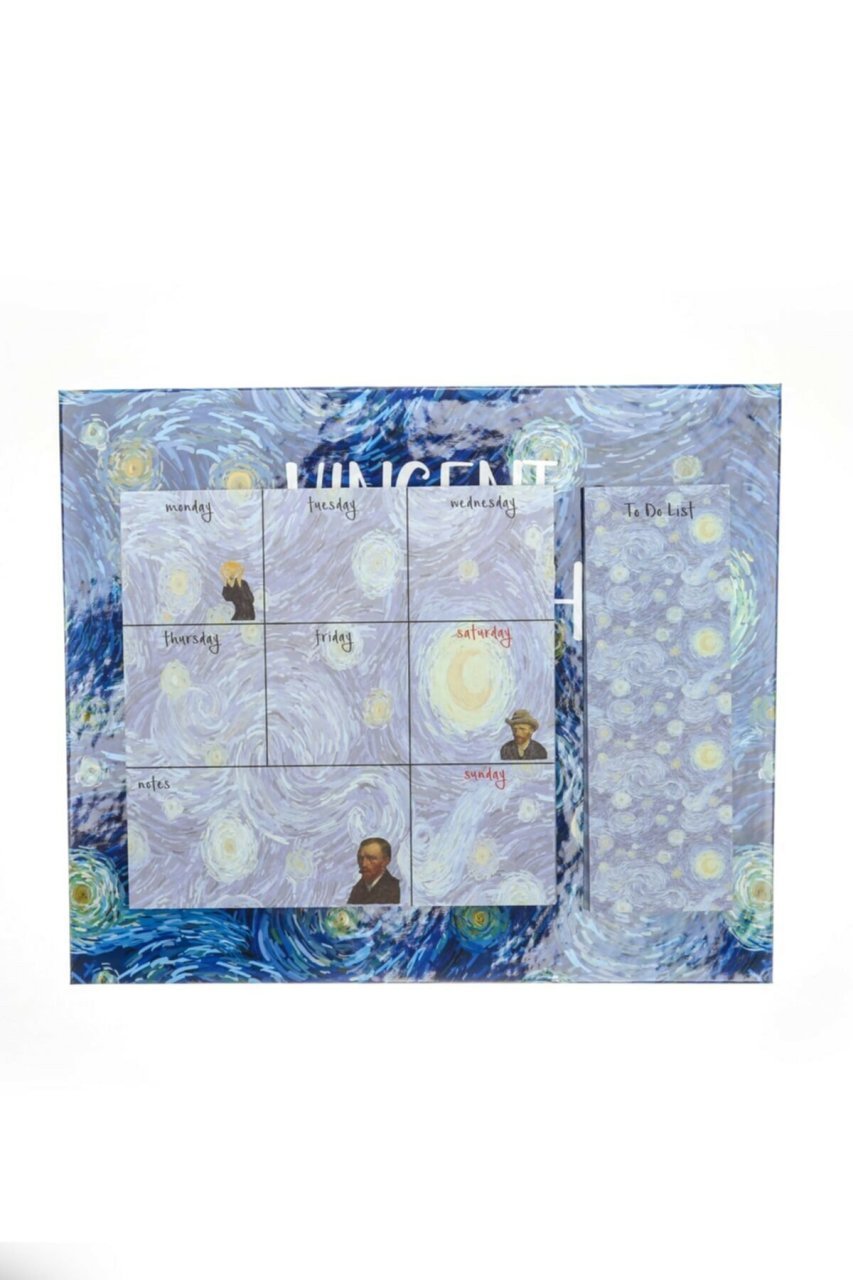 Van Gogh Özel Tasarım Haftalık Planlayıcı