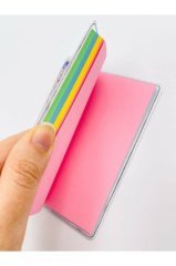 Avokado Simli ve Sulu Kapaklı Rengarenk Sayfalı Mini Defter