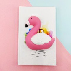Kokulu Squishy Defter A5 Flamingo