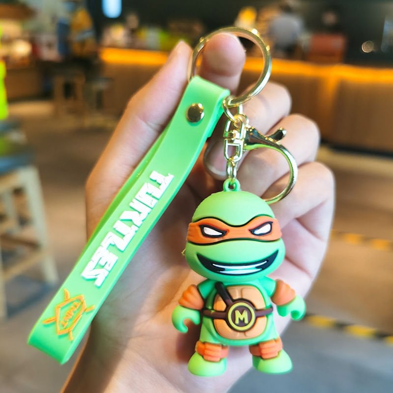 Ninja Kaplumbağalar Michelangelo Anahtarlık Çanta Aksesuarı Süsü