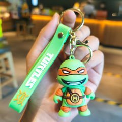 Ninja Kaplumbağalar Michelangelo Anahtarlık Çanta Aksesuarı Süsü