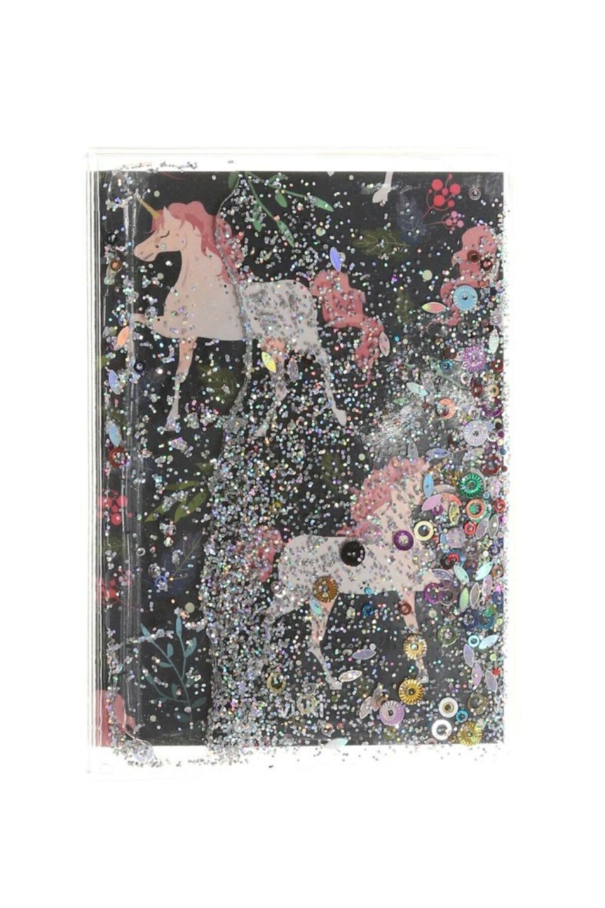Unicorn Simli ve Sulu Kapaklı Rengarenk Sayfalı Mini Defter