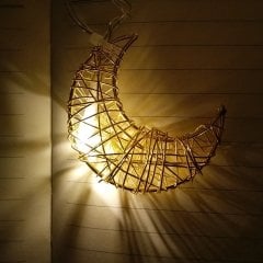 Metal Ay 10'lu 2 Metre Şerit Led Lamba Gold