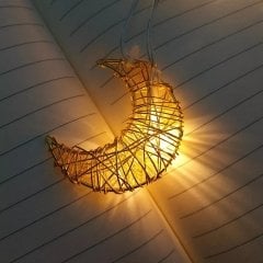 Metal Ay 10'lu 2 Metre Şerit Led Lamba Gold