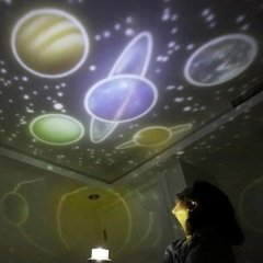 Diamond Projektör Gece Lambası Değişebilen 5 Farklı Model