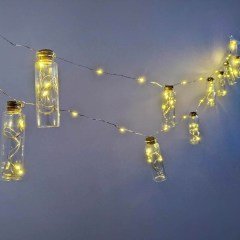 10 lu Tıpalı Kapsül Şişe Şerit Led Işık