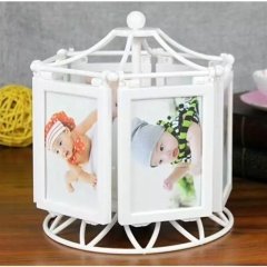 Kurmalı Dönen Müzikli Atlı Karınca Fotoğraf Çerçevesi