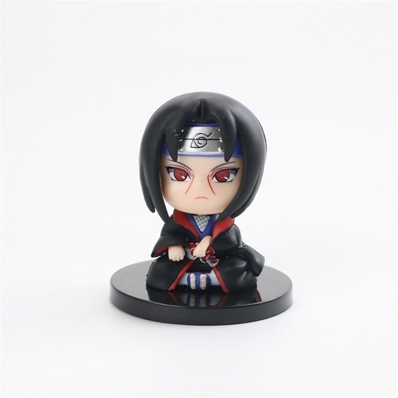 Anime Naruto Uchiha İtachi Oturan Mini Figür
