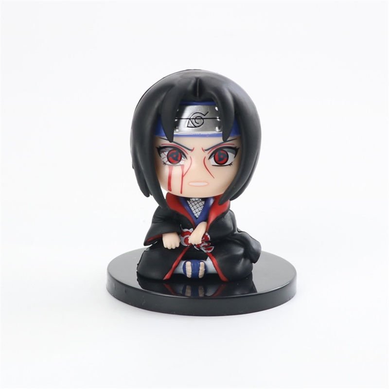 Anime Naruto Uchiha İtachi Oturan Mini Figür