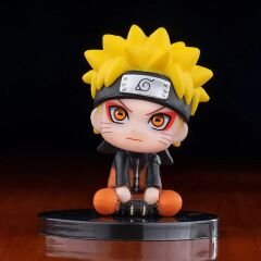 Anime Naruto Uzumaki Oturan Mini Figür