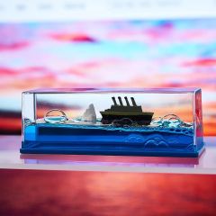 Batmayan Gemi Akvaryum Fanus Batmayan Gemi Biblo Hediyelik