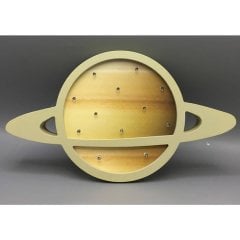 Ahşap Satürn Led Lamba