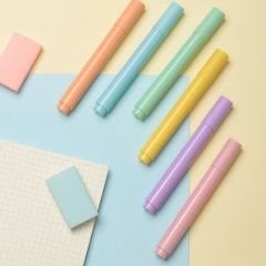 Chosch Kawaii Pastel 6lı Fosforlu Kalem Seti