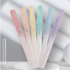 Chosch Kawaii Simli Parlak Yazan Pastel 6lı Fosforlu Kalem Seti