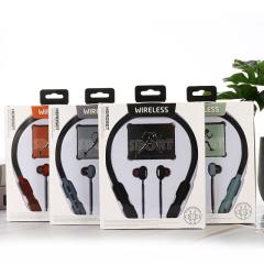 FM-528 Kablosuz Sport Bluetooth Kulaklık Hafıza Kart Girişli