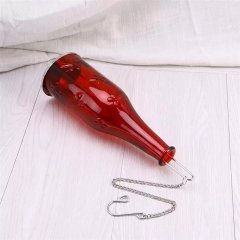 Dekoratif Cam Şişe Mumluk Zincir Asmalı