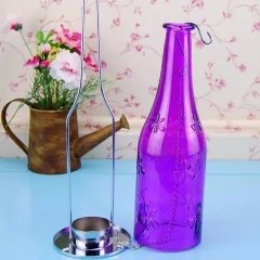 Dekoratif Cam Şişe Mumluk Zincir Asmalı