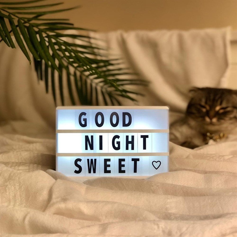 Mini Light Box Işıklı Mesaj Panosu