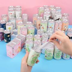 Sevimli Teneke Kutu Görünümlü Islak Mendil Anahtarlık Çanta Süsü İçecek Kutusu Islak Mendil