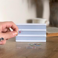 Mini Mıknatıslı Light Box Işıklı Mesaj Kutusu