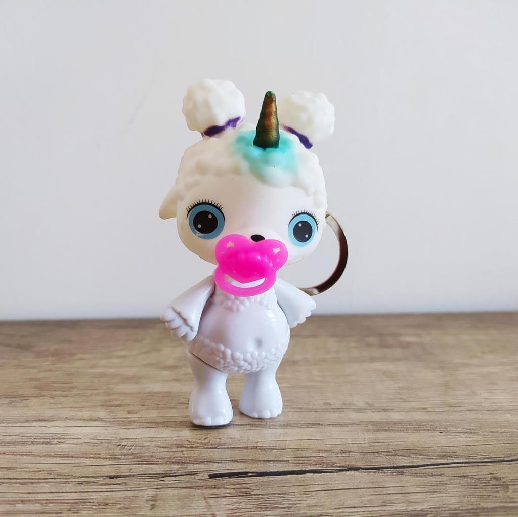 Poopsie Unicorn Kuzu Işıklı Çanta Süsü Anahtarlık 9cm