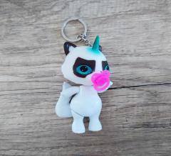 Poopsie Unicorn Işıklı Çanta Süsü Anahtarlık 9cm Beyaz