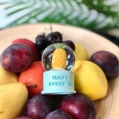 Mini Boy Meyve Işıklı Kar Küresi