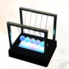Led Işıklı Newton Balans Denge Topları Orta Boy