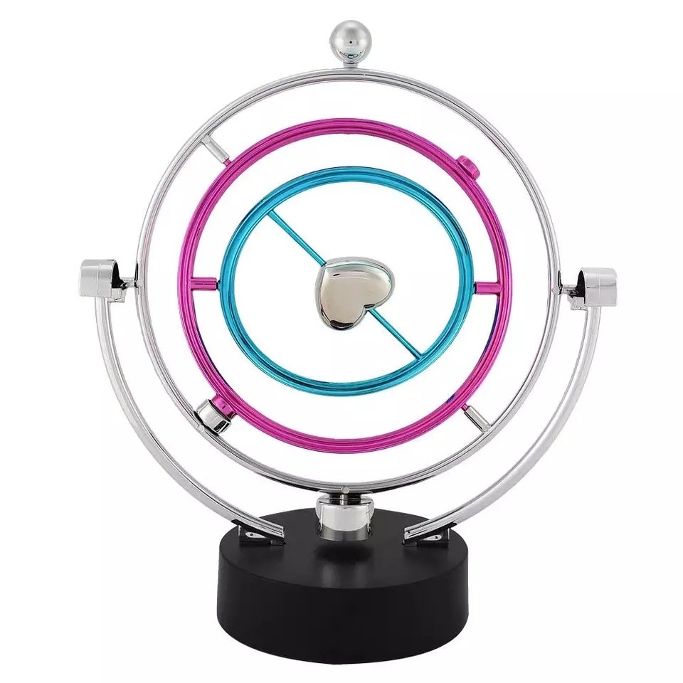 Manyetik Sürekli Dönen Newton Denge Topu Kinetik Orbital Küre