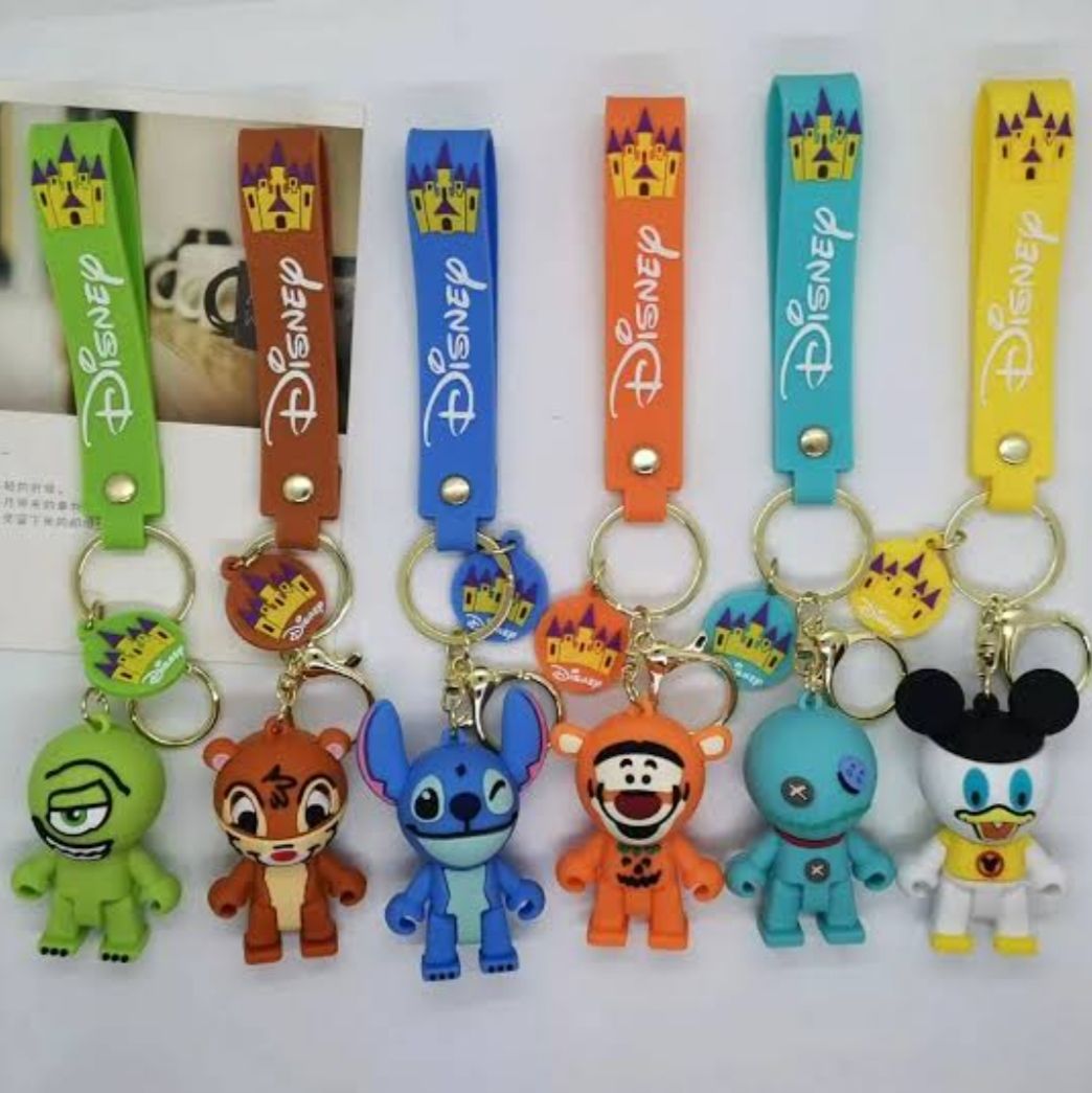 Disney Karakterleri Anahtarlık Çanta Aksesuarı Süsü