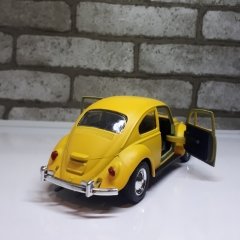Mat Sarı Metal Vosvos Araba Çek Bırak Model Woswos 1:32 Ölçek