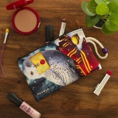 Harry Potter Baskılı Bez Kalemlik Makyaj Çantası