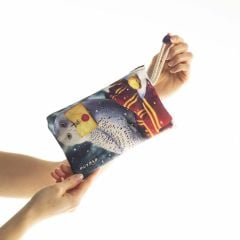 Harry Potter Baskılı Bez Kalemlik Makyaj Çantası