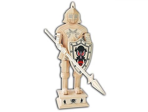 Ahşap Puzzle 3D Şövalye Maketi