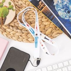 Doktor Hemşire Boyun Askı İpi Telefon Askısı Yaka Kartı