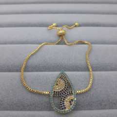 Damla Kesim Lüks Zirkon Taşlı Asansörlü Bileklik