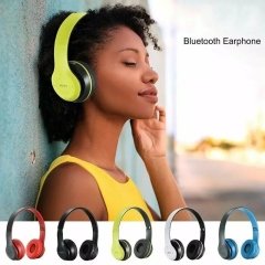 P47 Wireless Bluetooth 5.0+EDR Kablosuz Kulaklık Extra Güçlü Bass Hafıza Kart Girişli