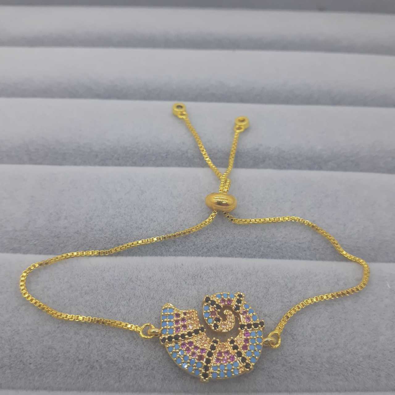 Lüks Zirkon Taşlı Asansörlü Bileklik