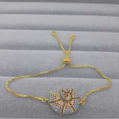 Lüks Zirkon Taşlı Asansörlü Bileklik