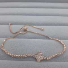 Lüks Zirkon Taşlı Asansörlü Bileklik