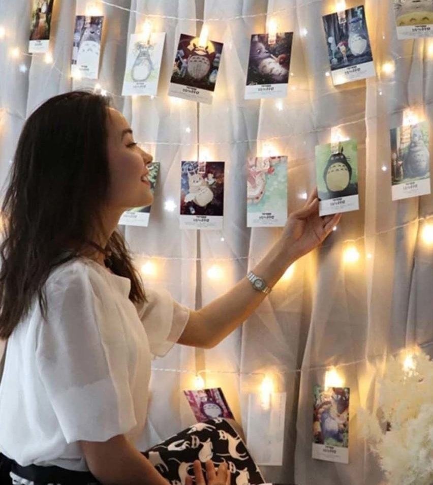 Led Işıklı Fotoğraf Albüm Mandalları 20 li 3 Metre