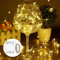 Peri Led Işık 10 Metre Pilli Aydınlatma Şerit Led Saçak Spot Süsleme