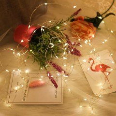 Peri Led Işık 3 Metre Pilli Aydınlatma Şerit Led Saçak Spot Süsleme