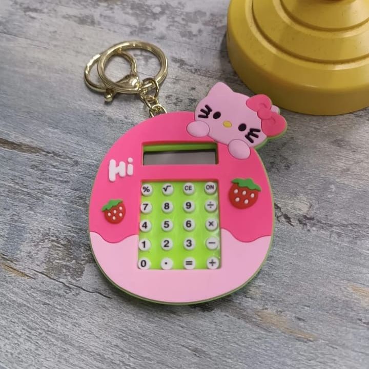 Hello Kitty Hesap Makinesi Çanta Aksesuarı Anahtarlık