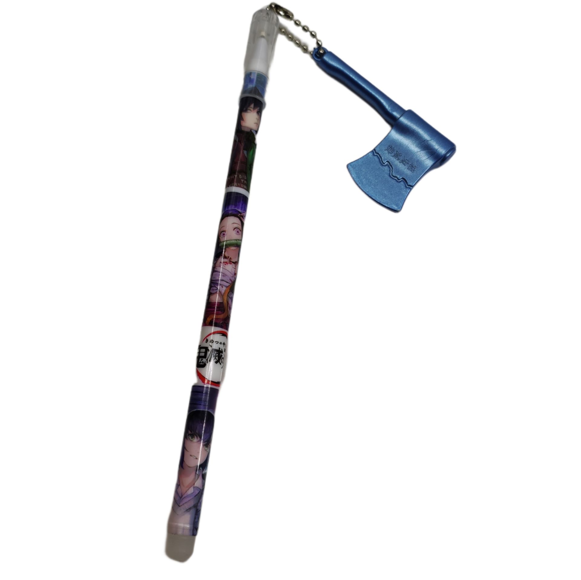 Anime Demon Slayer Kimetsu No Yaiba İblis Avcısı Balta Jel Tükenmez Kalem