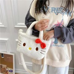 Sanrio Hello Kitty Peluş Çanta Omuz Askılı Kawaii Peluş El Çantası